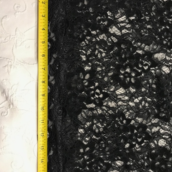 AllegraK,NWT, XL, Black, Lace, Cropped, Overlay, Long Sleeve, Top - Picture 5 of 8